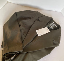 Load image into Gallery viewer, Weili Zheng Double Breasted Vintage Jacket Small Military Green Cropped Boxy