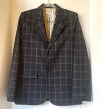 Load image into Gallery viewer, Plaid blazer on a mannequin against a plain background