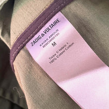 Load image into Gallery viewer, Zadig &amp; Voltaire label on a garment with pink tag