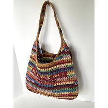 Load image into Gallery viewer, Coach Brooklyn Shoulder Bag 34 CDZ40 Multicolor Woven Leather Hobo