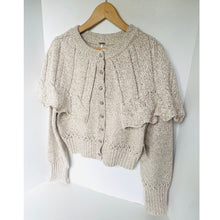 Load image into Gallery viewer, Free People Bali Cape May Beige Marled Sweater