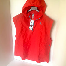 Load image into Gallery viewer, Red Adidas vest with a tag on a white background