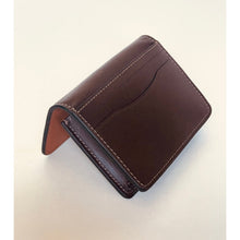 Load image into Gallery viewer, Coach Bandit Card Case CH825 Maple Brown Calf Leather Brass Mini Wallet