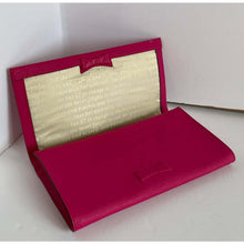 Load image into Gallery viewer, Kate Spade Kiss Tally Clutch Pink Leather Foldover Love Birds Bag