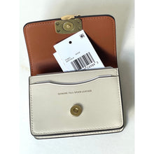 Load image into Gallery viewer, Coach Bandit CH825 Chalk Calf Leather Card Case