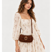 Load image into Gallery viewer, Coach Ashton Mini Shoulder Bag CFA50 Brown Suede Leather Crossbody