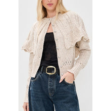 Load image into Gallery viewer, Free People Bali Cape May Beige Marled Sweater