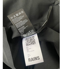 Load image into Gallery viewer, Rains A-Line Waterproof Hooded Rain Jacket – Women's Small, Black