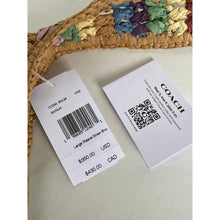 Load image into Gallery viewer, Coach Brooklyn Shoulder Bag 34 CDZ40 Multicolor Woven Leather Hobo