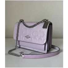 Load image into Gallery viewer, Coach Mini Klare Crossbody Bag CDB11 Signature Leather Light Violet