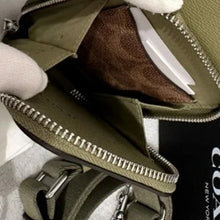 Load image into Gallery viewer, Coach CP272 Phone Crossbody Moss Crossgrain Leather Multi Pocket Bag
