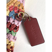 Load image into Gallery viewer, Coach Brooklyn Shoulder Bag 34 CDZ40 Multicolor Woven Leather Hobo