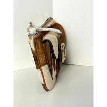 Load image into Gallery viewer, Coach Ashton Wristlet CDY07 Haircalf Cow Print Leather Clutch Brown F