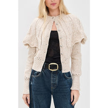 Load image into Gallery viewer, Free People Bali Cape May Beige Marled Sweater