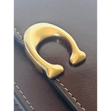 Load image into Gallery viewer, Coach Bandit Card Case CH825 Maple Brown Calf Leather Brass Mini Wallet