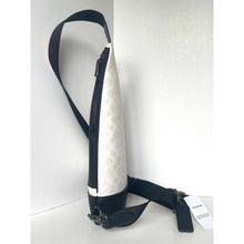 Load image into Gallery viewer, Coach Dominic Sling Pack CY801 Chalk Black Signature Canvas Leather Crossbody