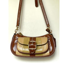 Load image into Gallery viewer, Coach Ashton Mini Shoulder Bag CDX80 Gold Redwood Multi Crinkle Leather