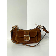 Load image into Gallery viewer, Coach Ashton Mini Shoulder Bag CFA50 Brown Suede Leather Crossbody