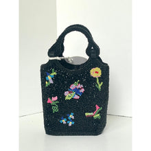 Load image into Gallery viewer, STAUD Zoe First Bloom Night Beaded Crossbody Bag
