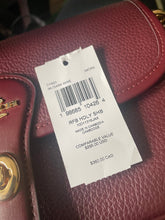 Load image into Gallery viewer, Coach Hadley Small Shoulder Bag CY683 Dark Wine Leather Crossbody