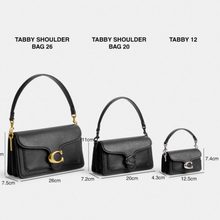 Load image into Gallery viewer, Coach Mini Tabby Bag 12 Shearling CQ168 Leather Cream Crossbody ORGPKG