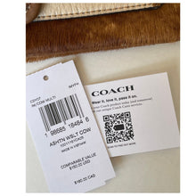 Load image into Gallery viewer, Coach Ashton Wristlet CDY07 Haircalf Cow Print Leather Clutch Brown A