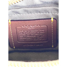 Load image into Gallery viewer, Coach Teri CER34 Red Tan Striped Straw Shoulder Bag