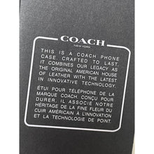 Load image into Gallery viewer, Coach iPhone 16 Pro Case Ivory Pebbled Leather Rexy Embossed Slim Wrap