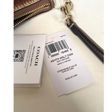Load image into Gallery viewer, Coach Ashton CDY07 Wristlet Haircalf Cow Print Leather Clutch Brown E