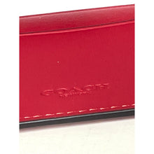 Load image into Gallery viewer, Coach Bifold ID Wallet CJ728 Mens Poppy Red Leather Slim Card Case