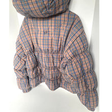 Load image into Gallery viewer, Free People Party Of One Plaid Hooded Puffer Jacket L
