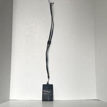 Load image into Gallery viewer, Coach ID Lanyard CAO25 Rexy Dinosaur Sketch Black Leather Card Holder