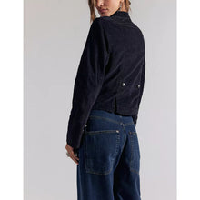 Load image into Gallery viewer, Free People Lotty Black Velvet Double-Breasted Military Blazer – Women's Small