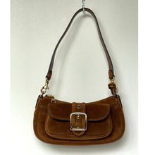 Load image into Gallery viewer, Coach Ashton Mini Shoulder Bag CFA50 Brown Suede Leather Crossbody