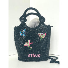 Load image into Gallery viewer, STAUD Zoe First Bloom Night Beaded Crossbody Bag