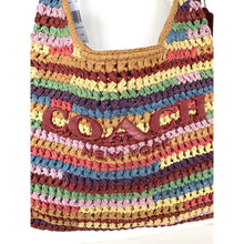 Load image into Gallery viewer, Coach Brooklyn Shoulder Bag 34 CDZ40 Multicolor Woven Leather Hobo