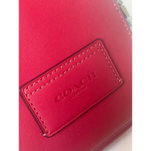 Load image into Gallery viewer, Coach Racer Sling Pack CU252 True Red Calf Leather Small Crossbody Silver