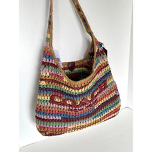 Load image into Gallery viewer, Coach Brooklyn Shoulder Bag 34 CDZ40 Multicolor Woven Leather Hobo
