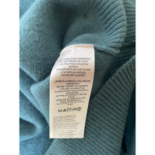 Load image into Gallery viewer, Free People Sigma Wool Turtleneck Sweater Cypress Blue Women's Large