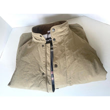 Load image into Gallery viewer, Beige jacket with Burberry label on a white background
