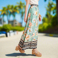 Load image into Gallery viewer, Anthropologie Skirt Maxi Womens Extra Large Farm Rio Floral Print Long Green.