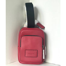 Load image into Gallery viewer, Coach Racer Sling Pack CU252 True Red Calf Leather Small Crossbody Silver
