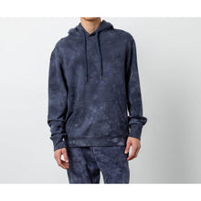 Load image into Gallery viewer, Rails Fulton Tie Dye Hoodie Mens M Blue Pullover Sweatshirt Kangaroo Pocket