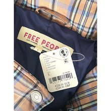 Load image into Gallery viewer, Free People Party Of One Plaid Hooded Puffer Jacket L