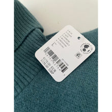 Load image into Gallery viewer, Free People Sigma Wool Turtleneck Sweater Cypress Blue Women's Large
