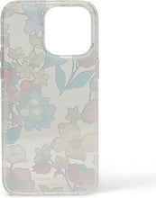 Load image into Gallery viewer, Kate Spade iPhone 14 PRO Case Flower Bed Clear Protective Hard Shell