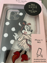 Load image into Gallery viewer, Minnie Mouse phone case by Kate Spade in packaging