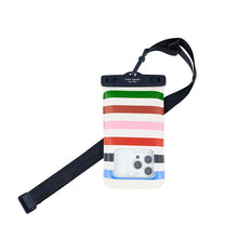 Load image into Gallery viewer, Kate Spade Phone Waterproof Floating Pouch Adventure Stripe Universal 6.7 in