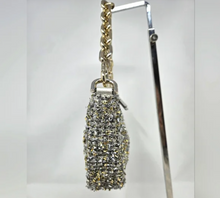 Load image into Gallery viewer, Earring with a textured, multicolored bead on a white background