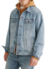 Load image into Gallery viewer, Madewell Denim Jacket Mens Blue Trucker Oversized Faded, Manitoba Wash